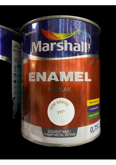 Mb Enamel Parlak Gümüş 0.75lt 0,75 L