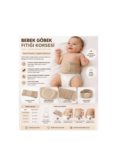 Çocuk Bebek Göbek Fıtığı Korsesi Bebek Göbek Fıtık Korsesi Çocuk Göbek Fıtık Korsesi