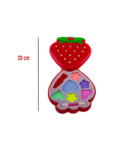 Çocuk Makyaj Seti Sürülebilir Makyaj Set Mini Çilek Makyaj Set