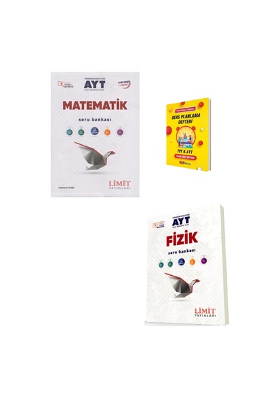 Limit Ayt Matematik Ve Fizik Soru Bankası + Planlama Defteri