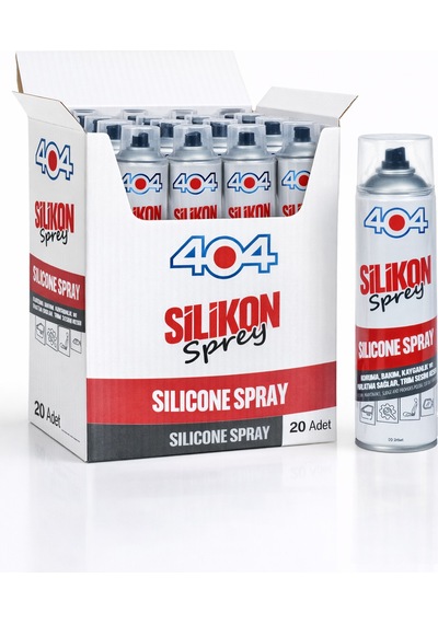 404 Silikon Sprey 500ml 20li Koli