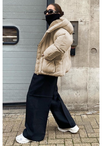 Madmext Bej Oversize Cepli Mont Mg1358-bej Bej