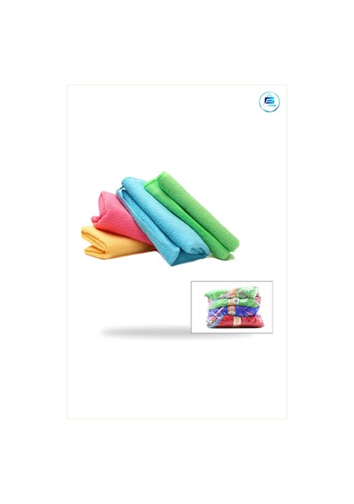 Mikrofiber Temizlik Bezi Çiziksiz Yüksek Emicilik Cam Mutfak Bany Çok Renkli