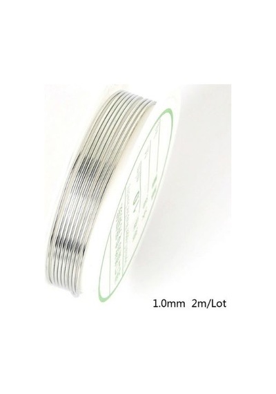 5 Metre. Alüminyum Tel. 1 Mm Kalınlık. Makara Tel. Tasarım. Hobi