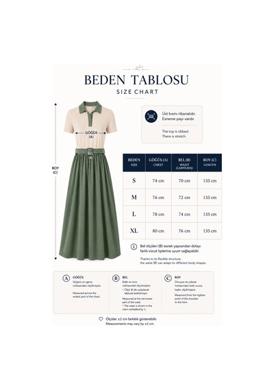 Gamze Ünlü Paraşüt Etekli Polo Yaka Kemer Detaylı Kısa Kollu Çift Cepli Yeşil Kadın Elbise Gamze Ünlü Paraşüt Etekli Polo Yaka Kemer Detaylı Kısa Kollu Çift Cepli Yeşil Kadın Elbise
