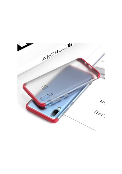 Samsung Uyumlu Galaxy A20 Kılıf Zore Nili Kapak Kırmızı