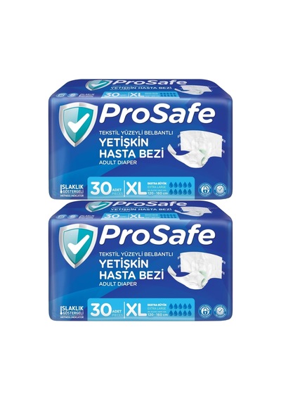 Prosafe Hasta Bezi Yetişkin Bel Bantlı Xl Boy 60 Adet 2pk 30 XL