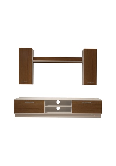 Decoraktiv Eko 5db Mdf Dvd Tv Ünitesi Tv Sehpası Beyaz - Ceviz