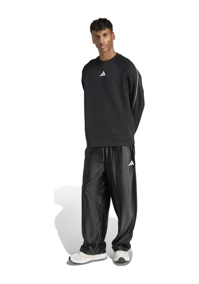 Black/owhıte Adidas Erkek Günlük Sweatshirt M Stadium Crw Jz2767 Siyah