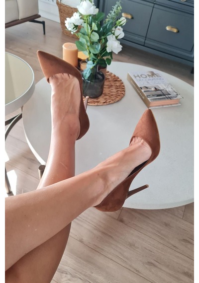 001 200 Topukla Kadın 10 Cm Topuklu Klasik Sivri Burun Stiletto 001
