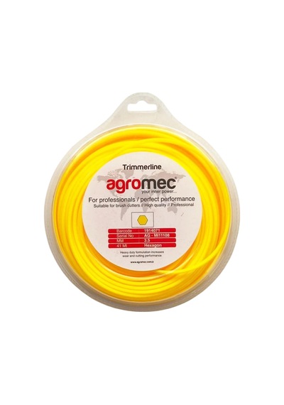 Agromec Altı Köşe Tırpan Misinası 3.5mm X 41m