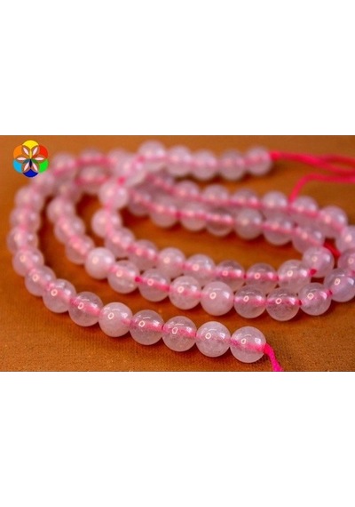 Pembe Kuvars Taşı Dizi 6Mm