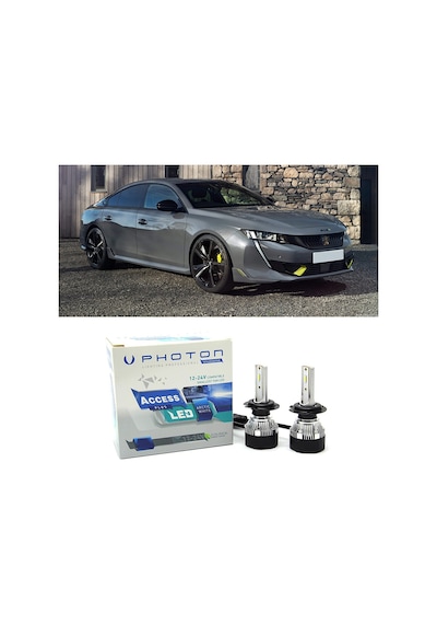 Peugeot 508 Uzun Far Ampulü H7 Access Yeni Seri Beyaz 2018-2023
