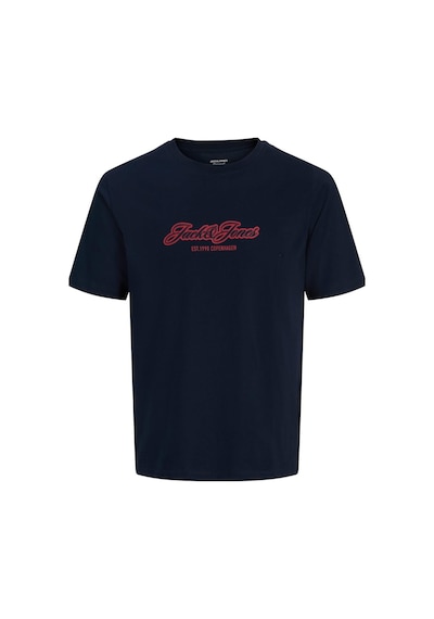 Jack & Jones Erkek Jorcatskılls Ballon Tee Ss Cn Fst Balon Kesim Tişört Lacivert