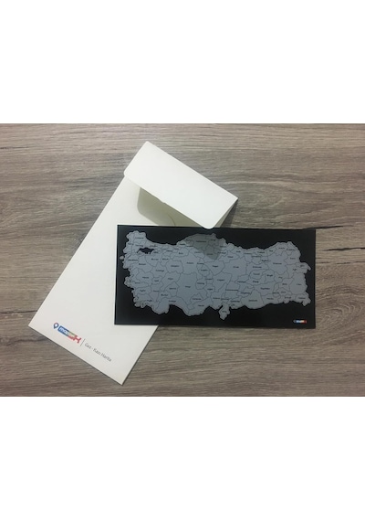 Ayrex Mapofx - Gez - Kazı Türkiye Haritası Magnet, 20x10 Cm Diğer