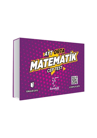 AYT Orta Matematik Cep Test -  Karekök Eğitim Yayın