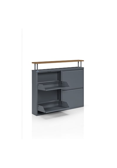 Ceha Tablalı 4'lü Metal Ayakkabılık Antrasit - K.AYK-2.4/AC/P 7024 Antrasit Ceha Tablalı 4'lü Metal Ayakkabılık Antrasit - K.AYK-2.4/AC/P 7024 Antrasit