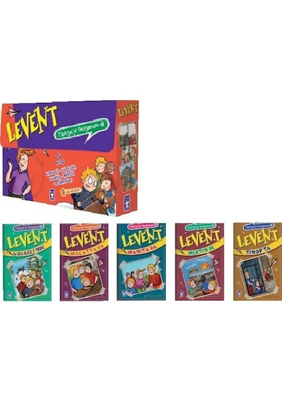 Levent Türkiye'Yi Geziyorum 6. Set 5 Kitap