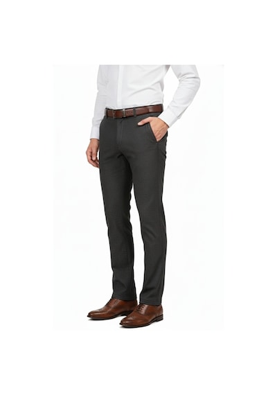 Kamer Erkek Regular Fit Klasik Pilesiz Kanvas Pantolon P1168 Bgl-st04796 Kahverengi