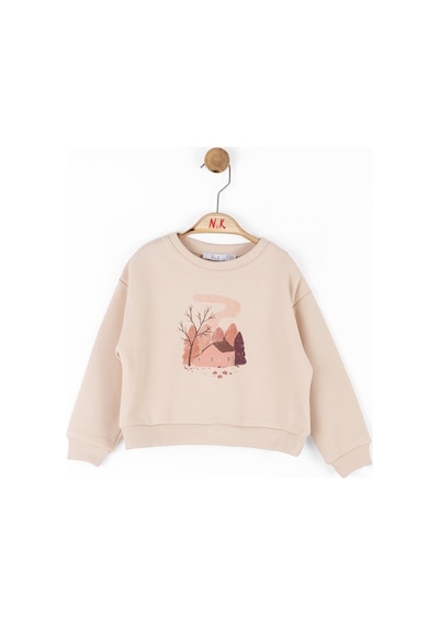 Nk Kids Kız Çocuk Sweatshirt 37633 Krem