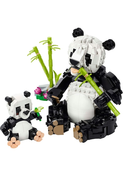 LEGO® Creator 3’ü 1 Arada Vahşi Hayvanlar: Panda Ailesi 31165 - 8 Yaş ve Üzeri Çocuklar için Yaratıcı Oyuncak Yapım Seti (626 Parça)
