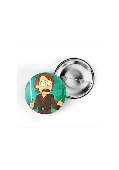 Anakin Skywalker - 44 Mm İğneli Çanta Rozeti - 5 Adet Diğer