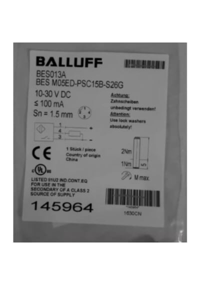 Balluff Bes013a Bes M05ed-psc15b-s26g Endüktif Yakınlık Sensörünün