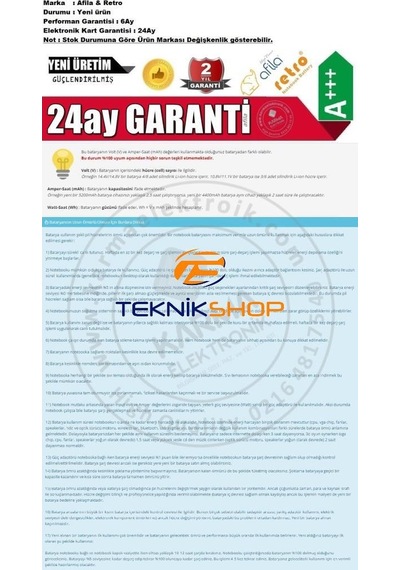 Casper Uyumlu Nirvana Mb55Ii1 Mb55In1-3 Mb55In2-3 Bataryası Siyah 3Cell