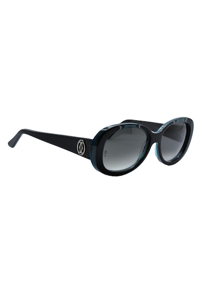 Cartier Emerald Gren Cat Eye Zümrüt Yeşil Siyah Gri Kedi Gözü Kadın Güneş Gözlüğü T8200938 Siyah - Yeşil