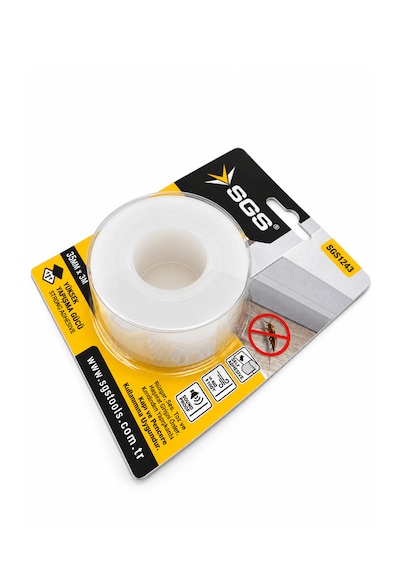 Kapı Altı İzolasyon Bandı Yapışkanlı Şeffaf Kesilebilir Rüzgar, Toz, Ses Ve Haşere Önleyici Isı Yalıtım 35 Mm X 3 M