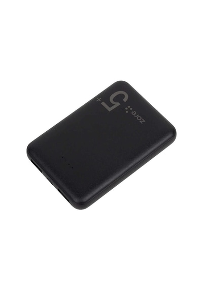 Zore Zr-pw04 Led Işıklı Taşınabilir Powerbank 5000 Mah Siyah