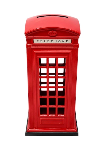 London Telefon Kulübesi Metal Kumbara Küçük Boy 12x6cm