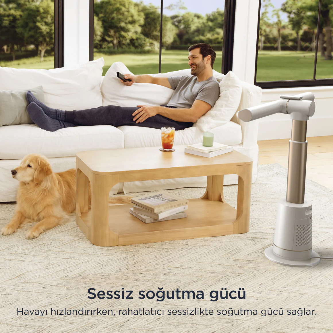Shark Turboblade TF200SEUWH Çok Yönlü Yüksek Hızlı Serinletici Fan
