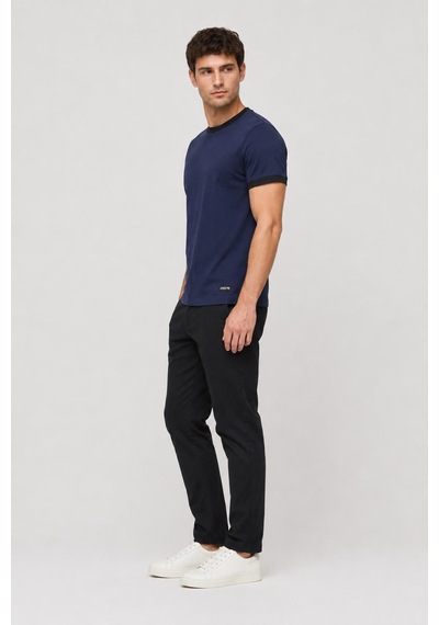 Alexandergardi Yaka Detaylı T-shirt Lacivert