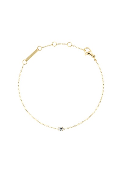 Mirelle Solitaire Bracelet Gold Gold