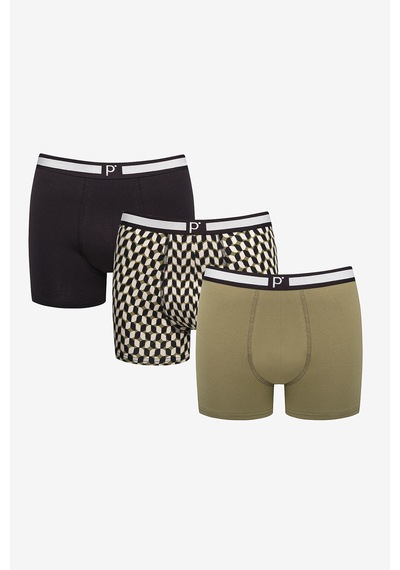 Penti Basic Detailed 3lü Çok Renkli Boxer Çok Renkli Çok Renkli