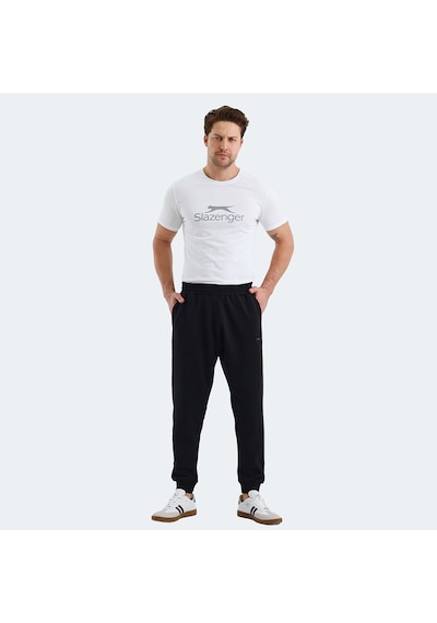 Slazenger VALERIE Erkek Cepli Siyah Eşofman Altı
