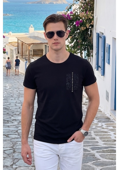 Buratti Erkek T Shirt 541quınt Siyah Siyah
