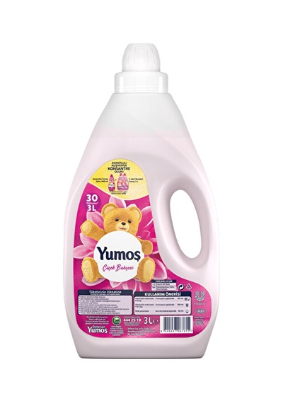 3 Adet Yumoş Yumuşatıcı 3 L Çiçek Bahçesi Diğer