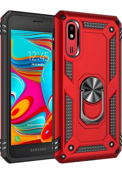 Samsung Uyumlu Galaxy A2 Core Kılıf Zore Vega Kapak Kırmızı