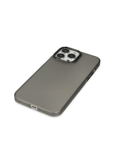 Apple iPhone  Uyumlu,  14 Pro Kılıf Modos Metal Kapak - Siyah