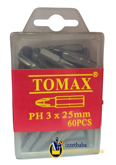 Tomax Ph3 X 25 Mm Bits Uç 60 Adet