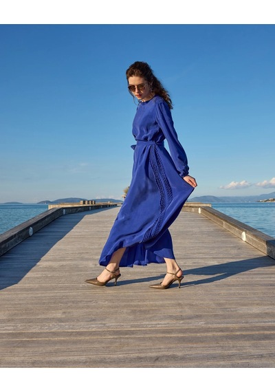 Misswhence Nervür Detaylı Elbise 39833 Siyah