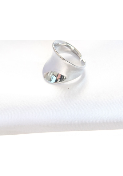 Ezoconcept Silver Renk Ayarlanabilir Kavisli Ayna Yüzük Çok Renkli