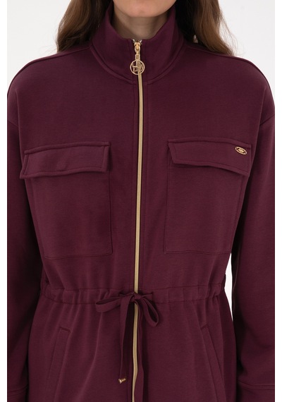 U.s. Polo Assn. Kadın Plum Hırka Örme 50318035-vr177 New Plum