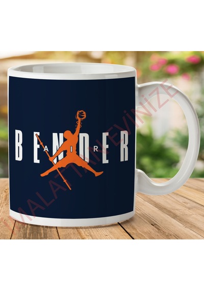 1-653 Just Bender Avatar Son Hava Bükücü İki Tarafı Baskılı Kupa Bardak.jpg