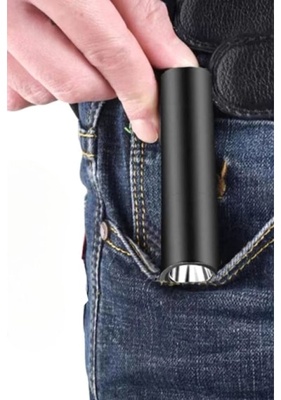 Plentiful Oje Kurutucu Para Kontol Mini Cep Boy Usb İle Şarj Olan Led Uv Mor Işık El Feneri