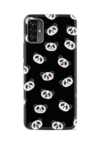 Reeder P13 Blue Max Pro Lite 2022 Kılıf Desenli Baskılı Resimli Figür Panda Suratları 1773