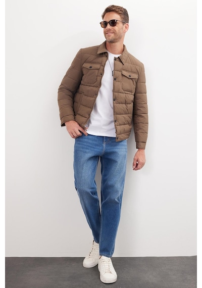 Tudors Erkek Regular Fit Klasik Kesim Çift Cepli Çıtçıt Kapamalı Kahverengi Mont-41603 Kahverengi Tudors Erkek Regular Fit Klasik Kesim Çift Cepli Çıtçıt Kapamalı Kahverengi Mont-41603 Kahverengi