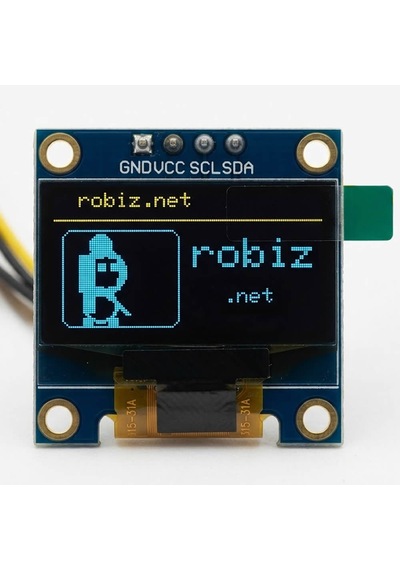 0.96 Inch Sarı Mavi Oled Modül 128x64 Piksel Iıc I2c Seri 0.96 Ekran Lcd Gösterge